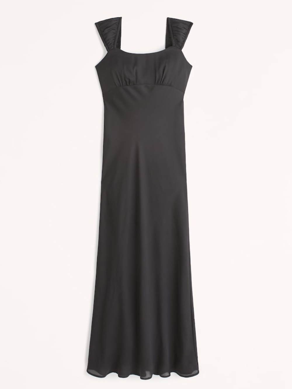 Abercrombie & Fitch Black Maxi Empire Waist Dress